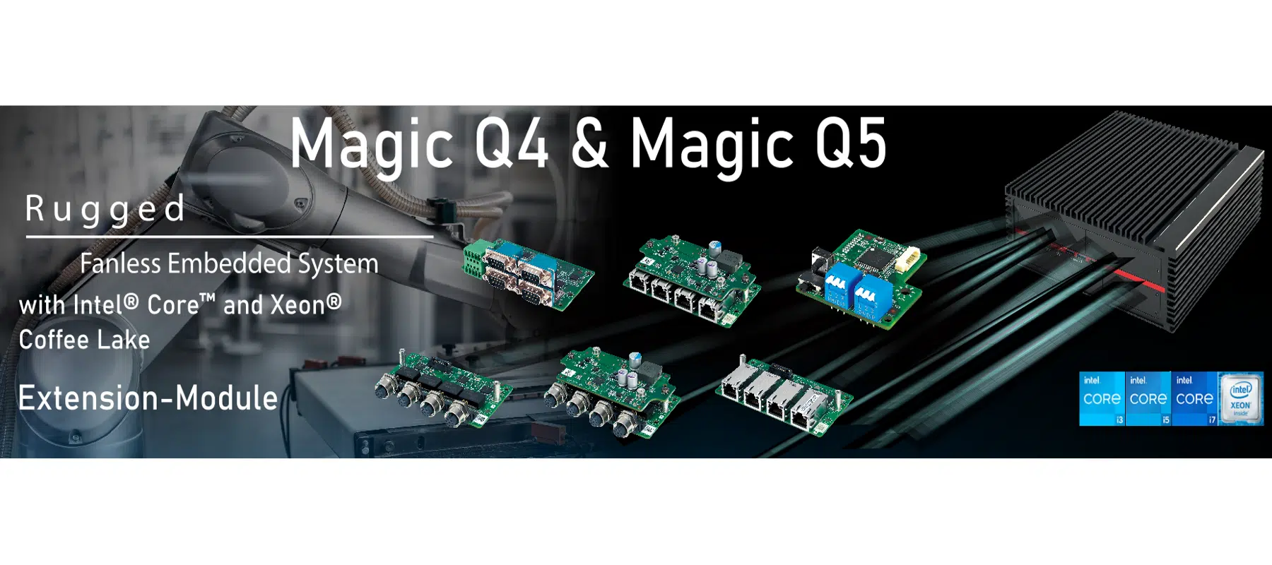 Banner Magic Q4 und Magic Q5