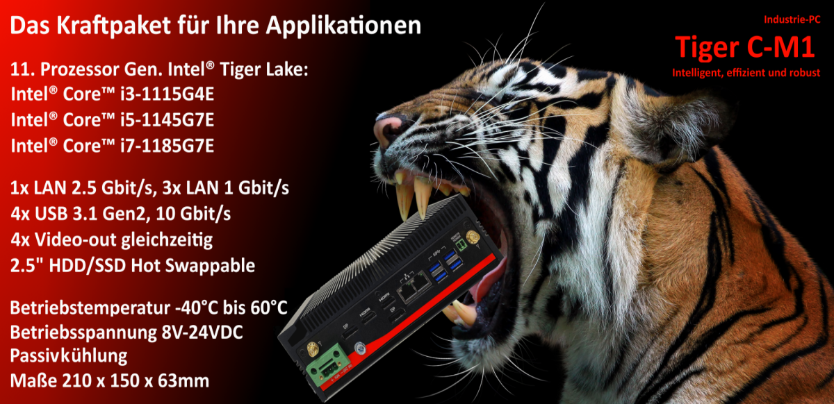 Box-PC Tiger C-M2 - ipc-core GmbH & Co. KG
