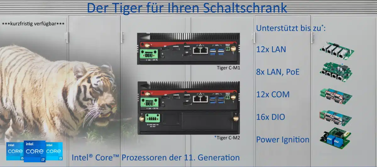 Industrie-PC Tiger C-M1 und Tiger C-M2_kompakt