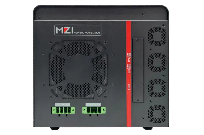 Industrie-PC MZ1 C-X1, rear